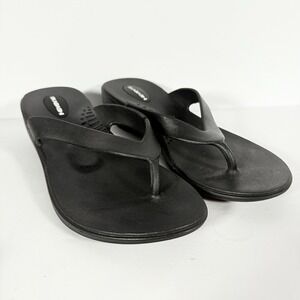 Okabashi Black Flip Flop‎ Sandals Women's Size M